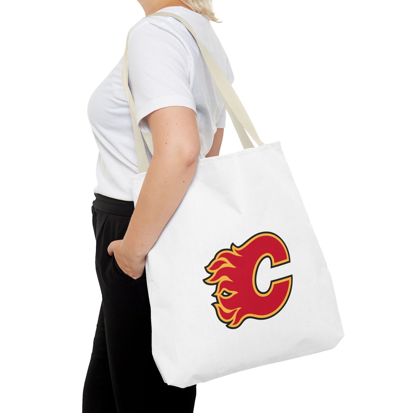 Calgary Flames Tote Bag