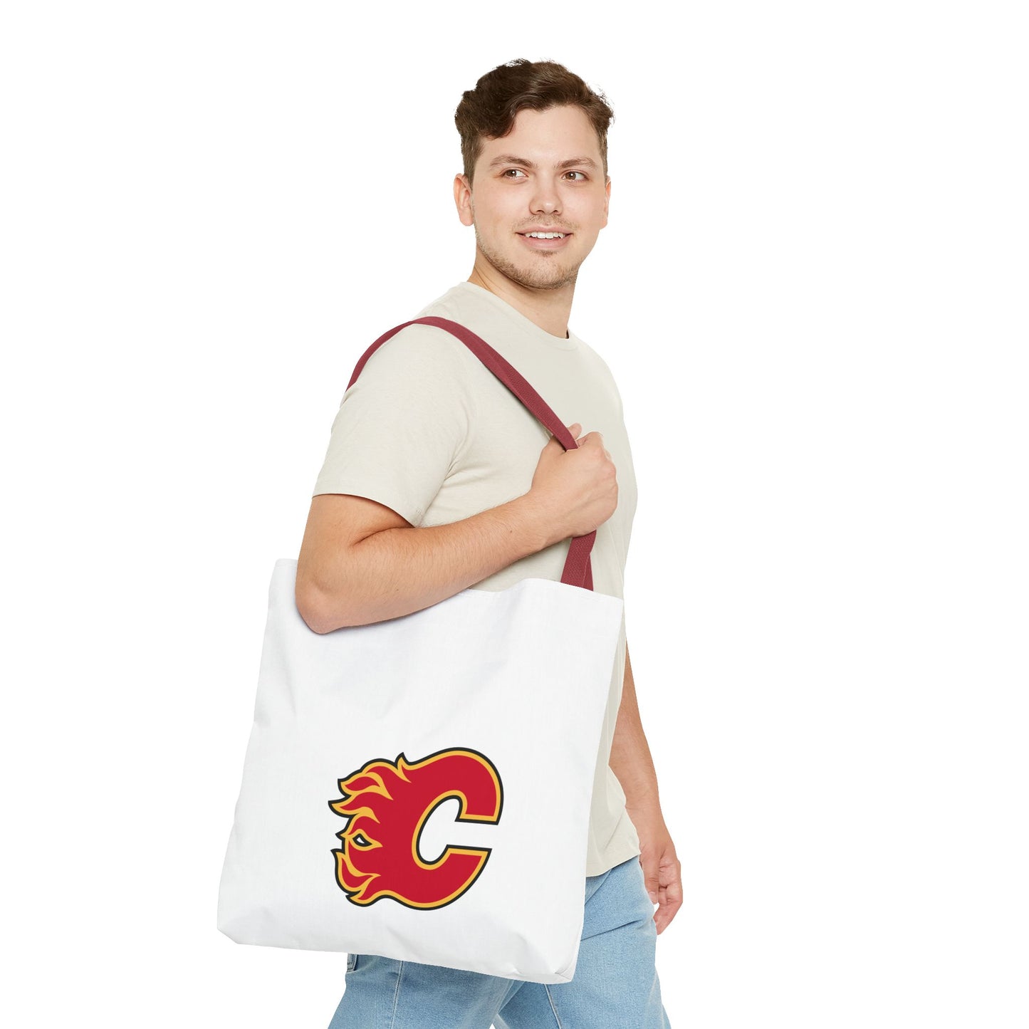 Calgary Flames Tote Bag