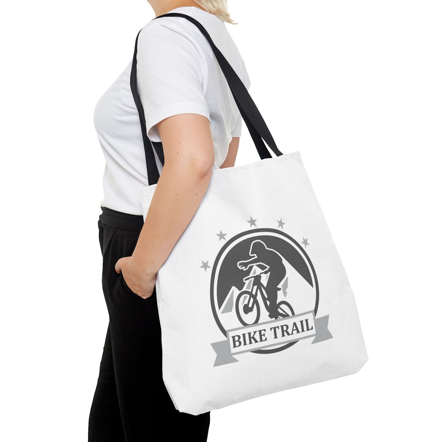 Bike Trail Logo Tote Bag
