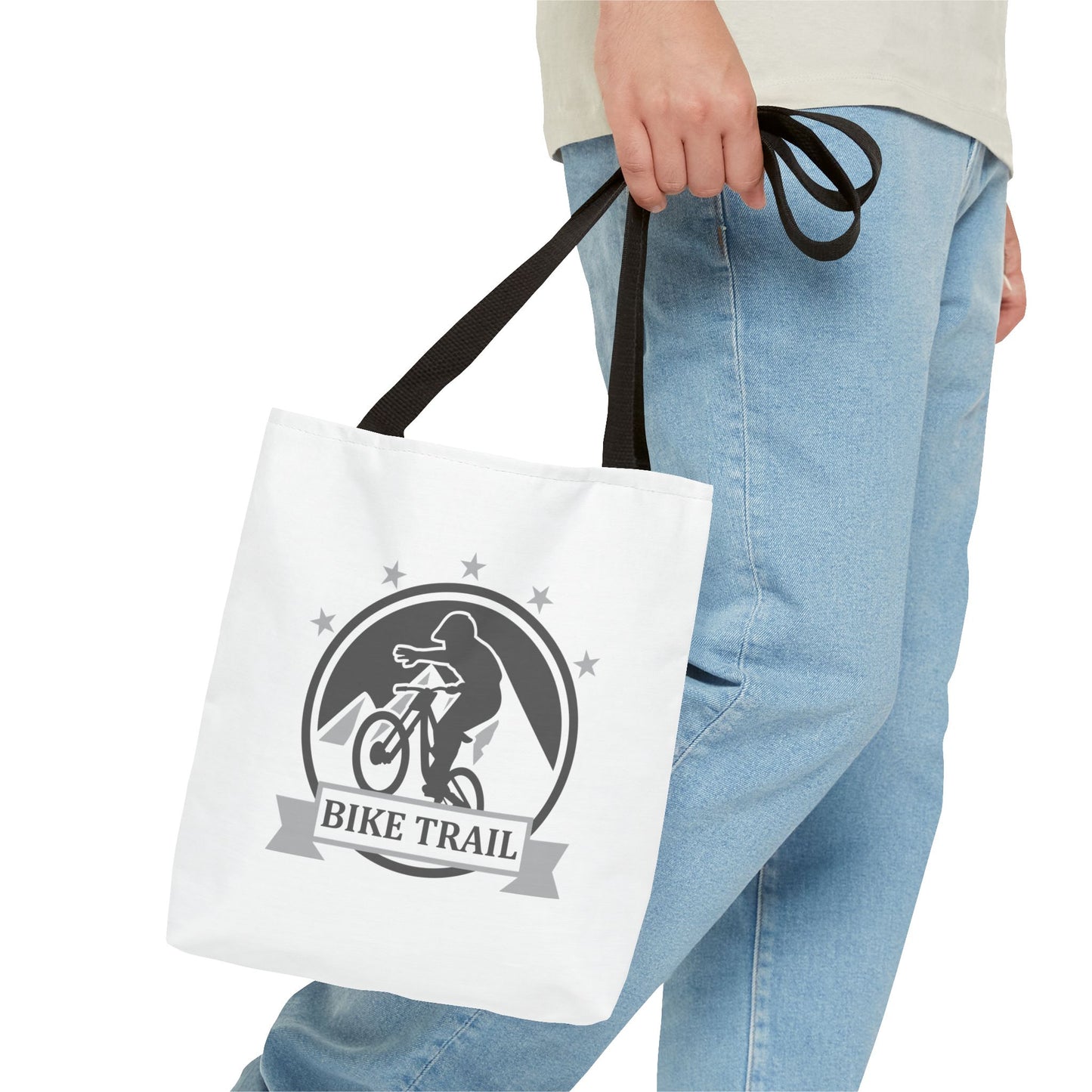 Bike Trail Logo Tote Bag