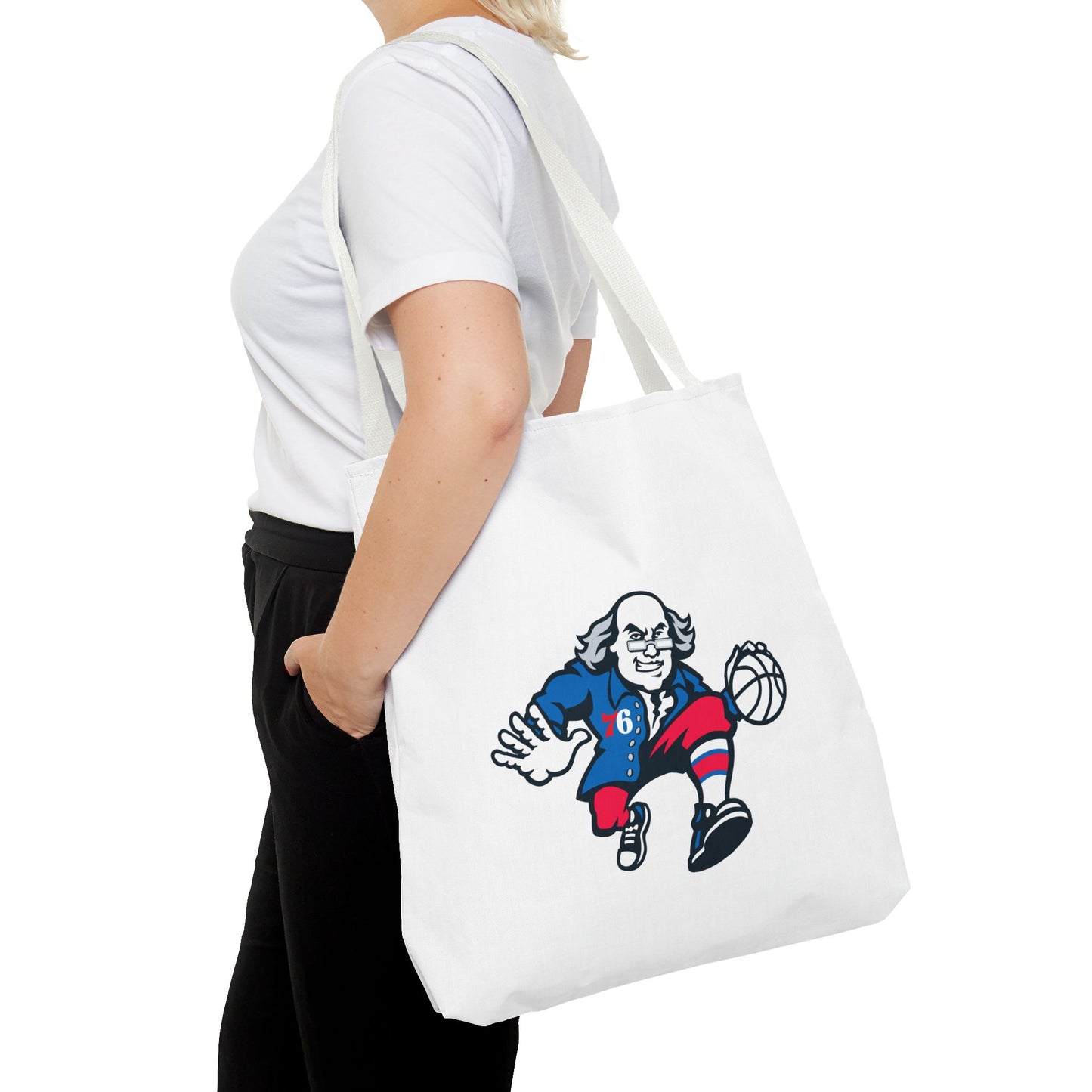 Philadelphia 76ers Ben Franklin Tote Bag