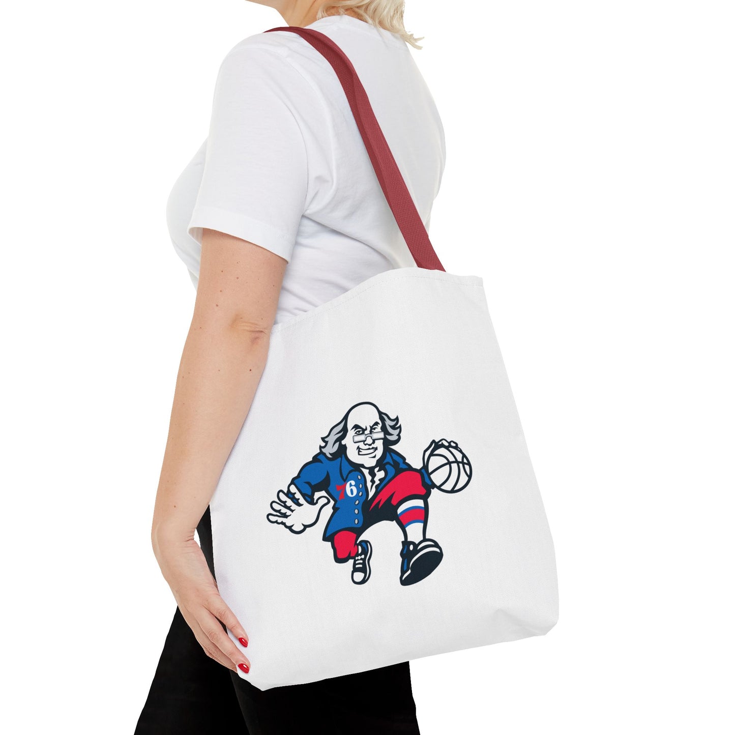 Philadelphia 76ers Ben Franklin Tote Bag