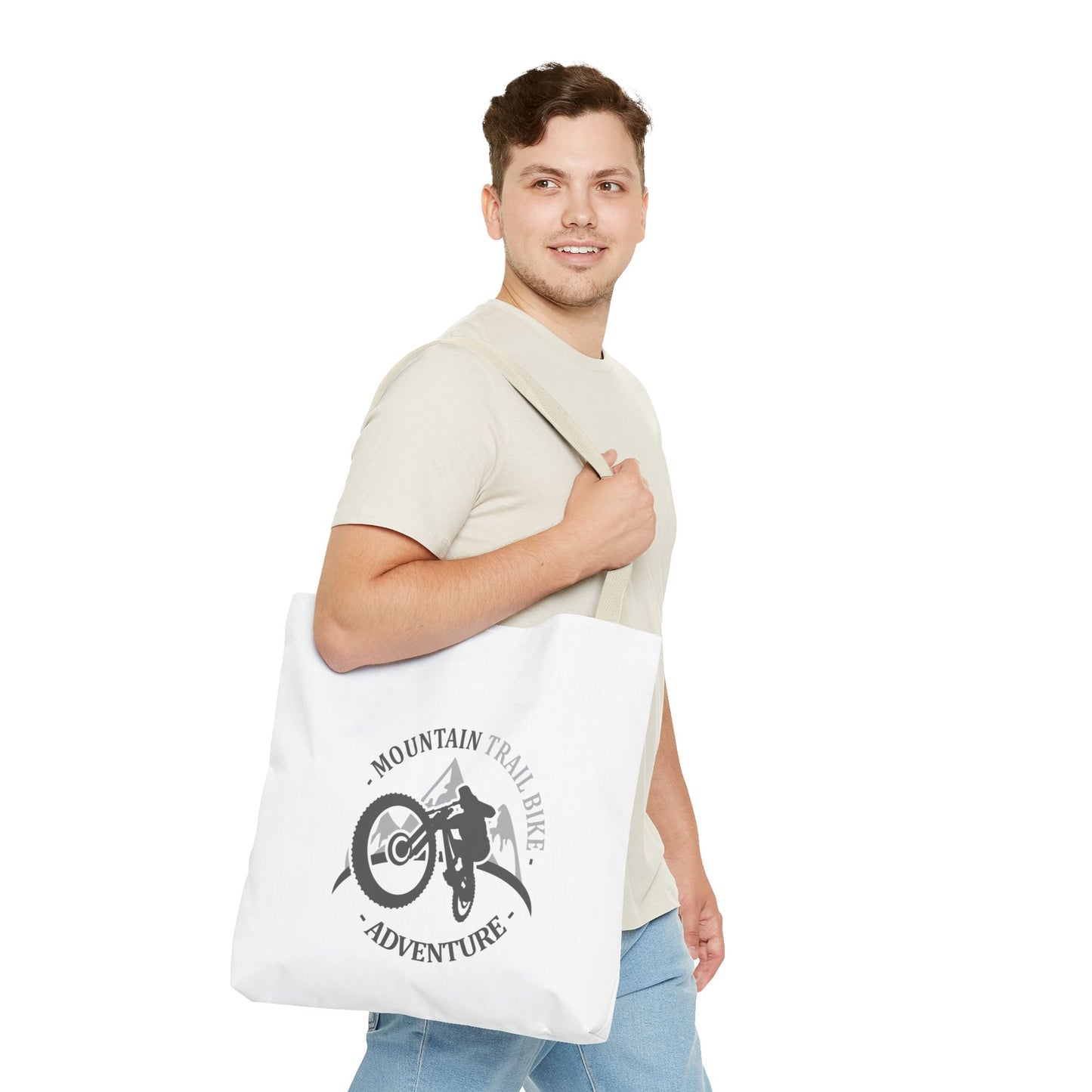 Mountain Bike Racing Tote Bag