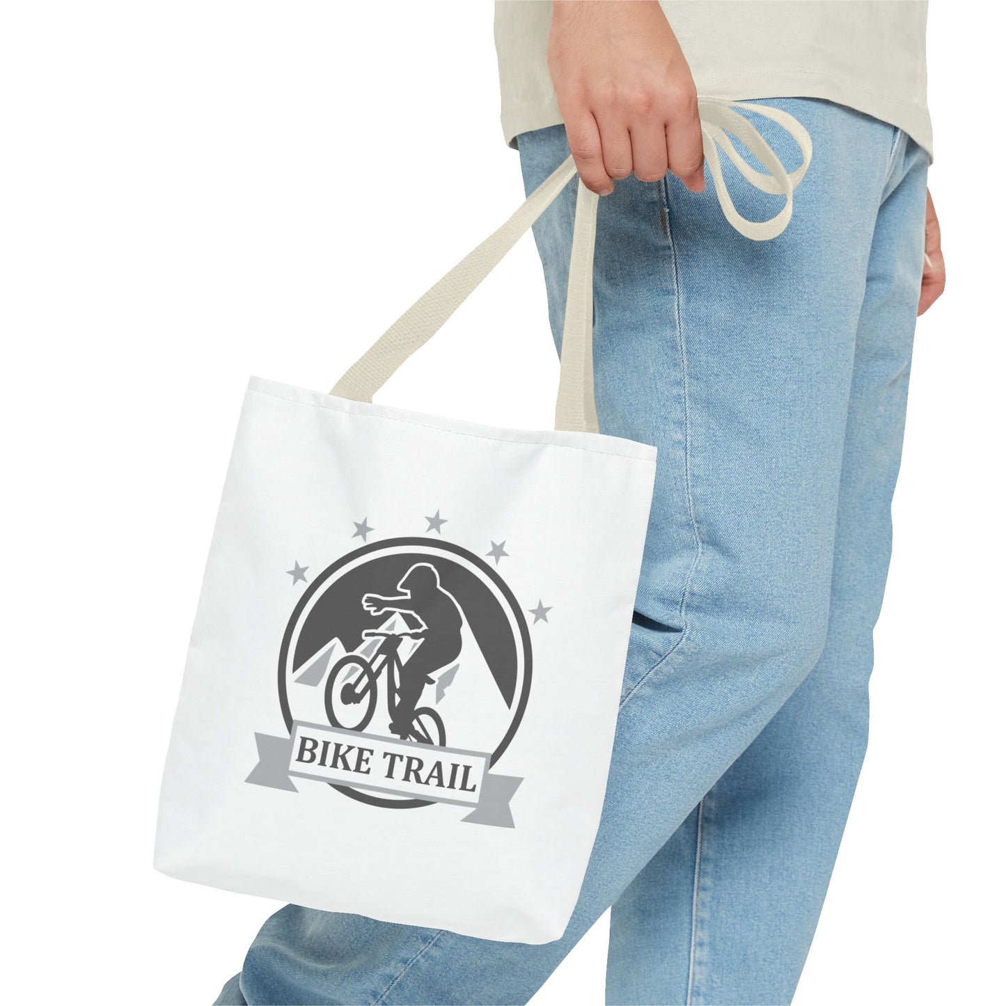 Bike Trail Logo Tote Bag