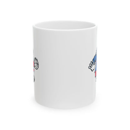 Philadelphia 76ers Ben Franklin Ceramic Mug