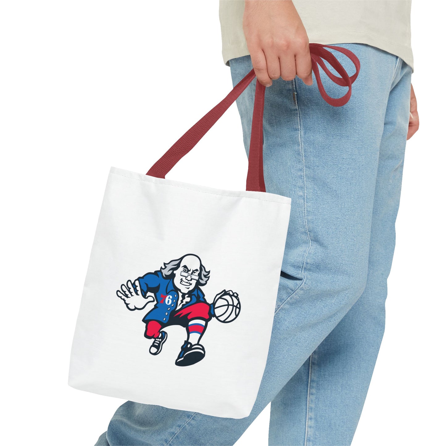 Philadelphia 76ers Ben Franklin Tote Bag