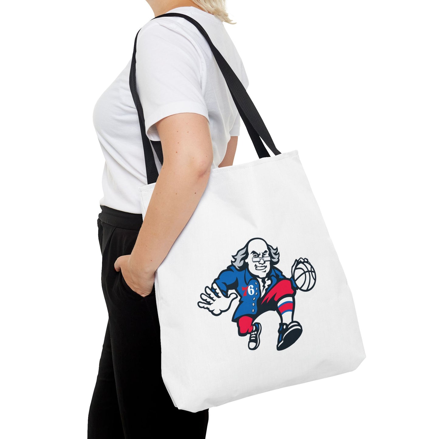 Philadelphia 76ers Ben Franklin Tote Bag