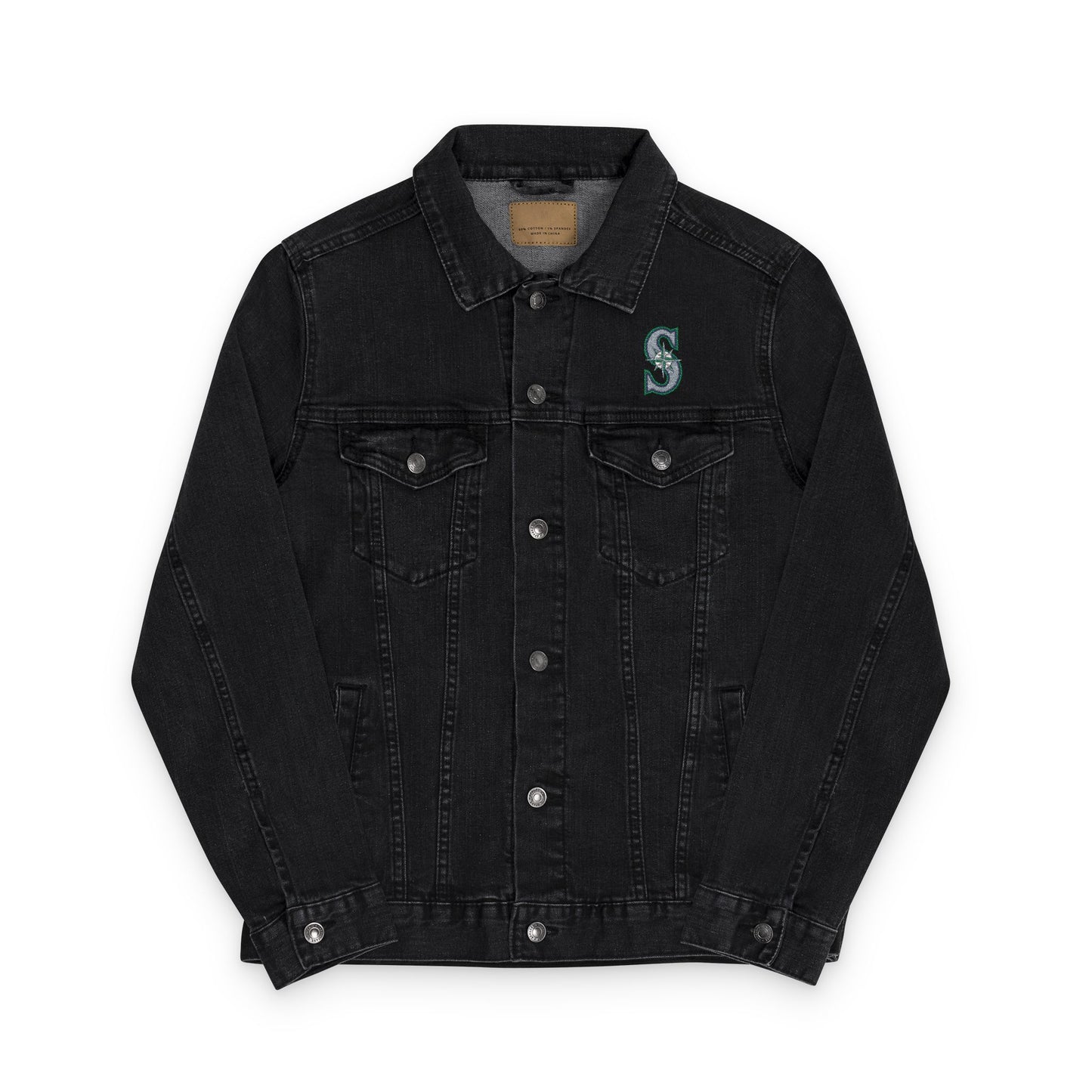 Seattle Mariners Embroidered Denim Jacket