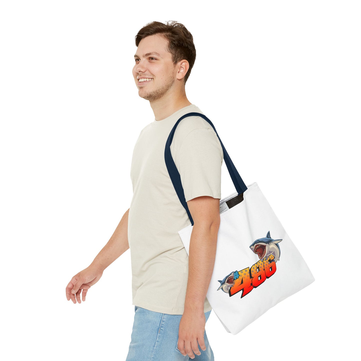 Drag Racing Logo Tote Bag