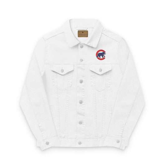 Chicago Cubs Bears Embroidered Denim Jacket