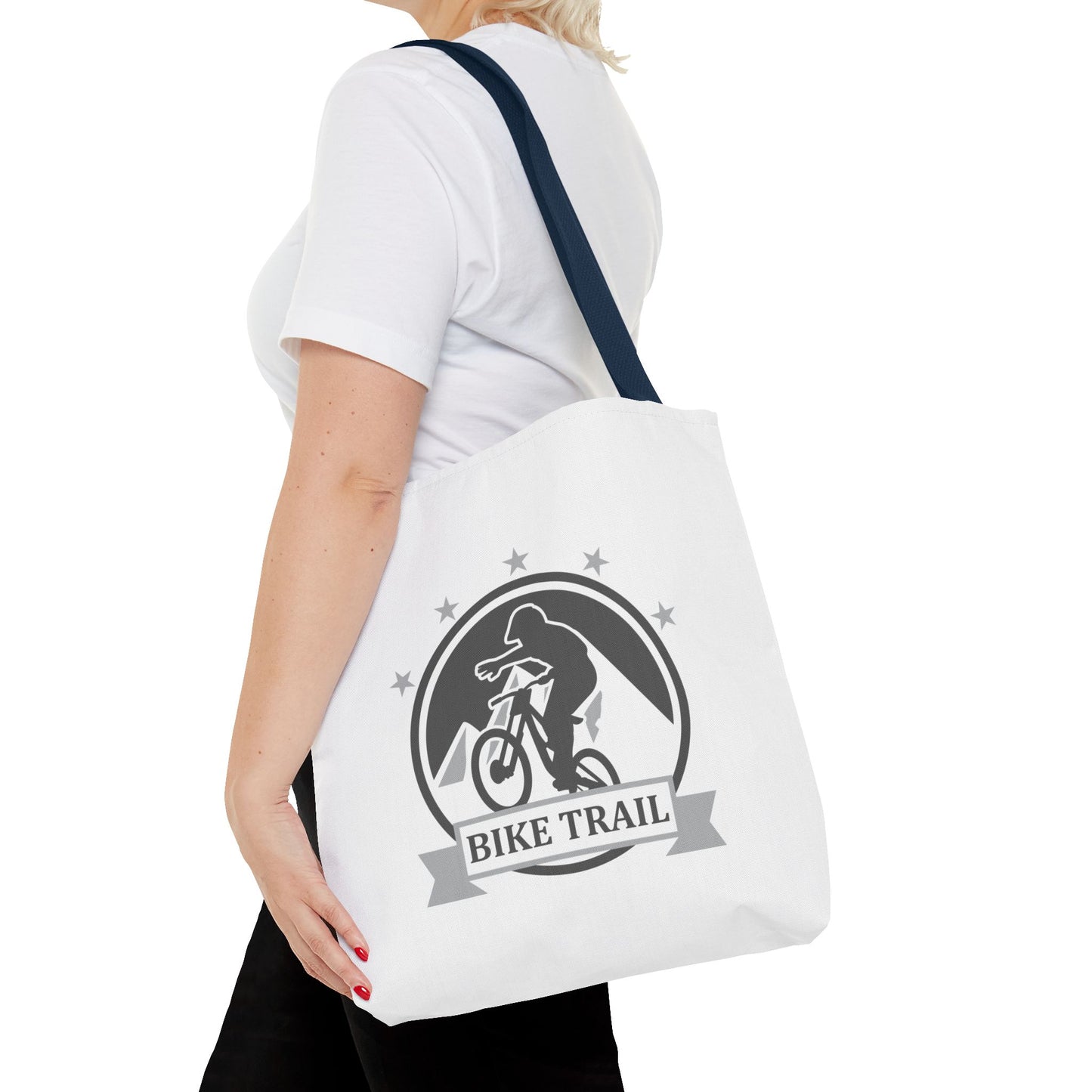 Bike Trail Logo Tote Bag