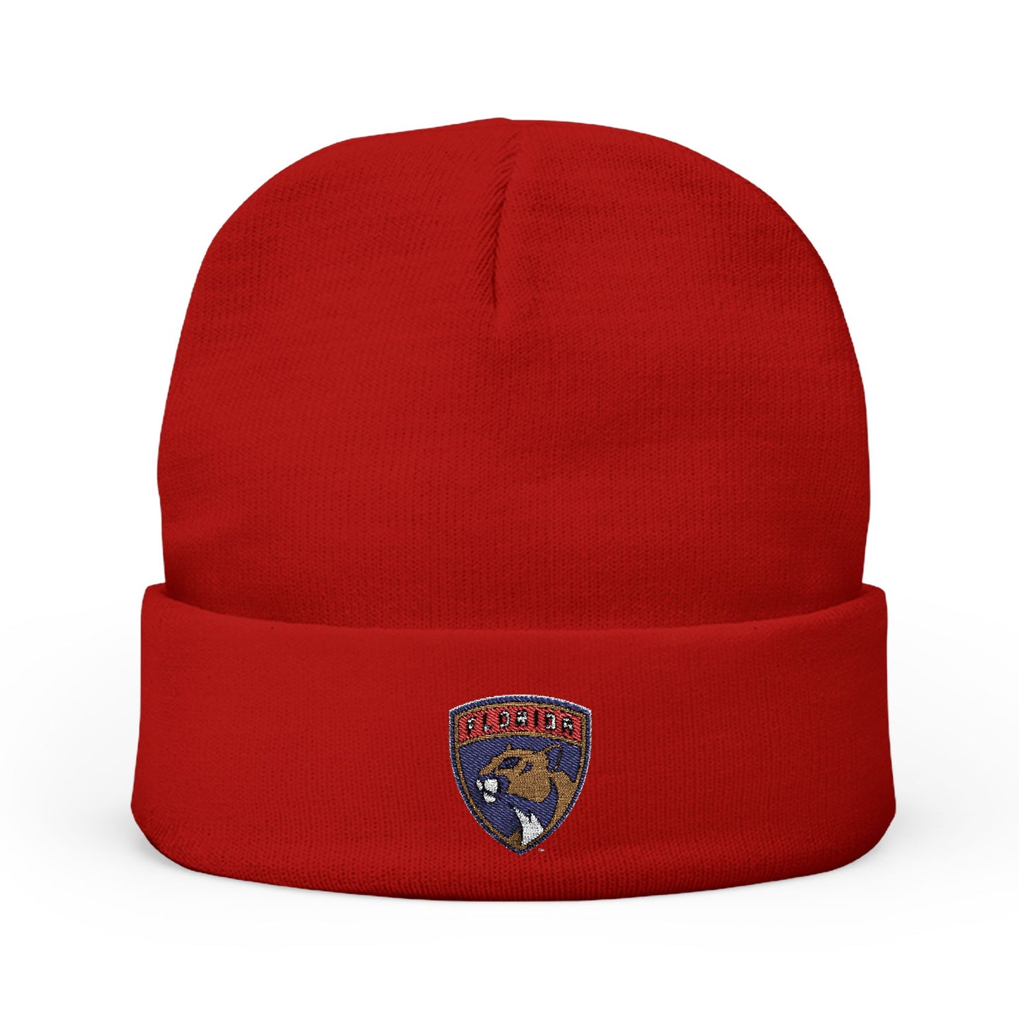 Embroidered Florida Panthers Knit Beanie