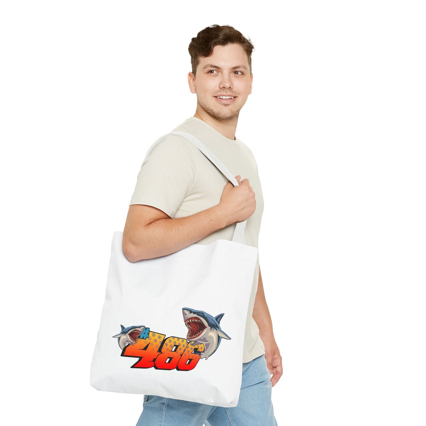Drag Racing Logo Tote Bag