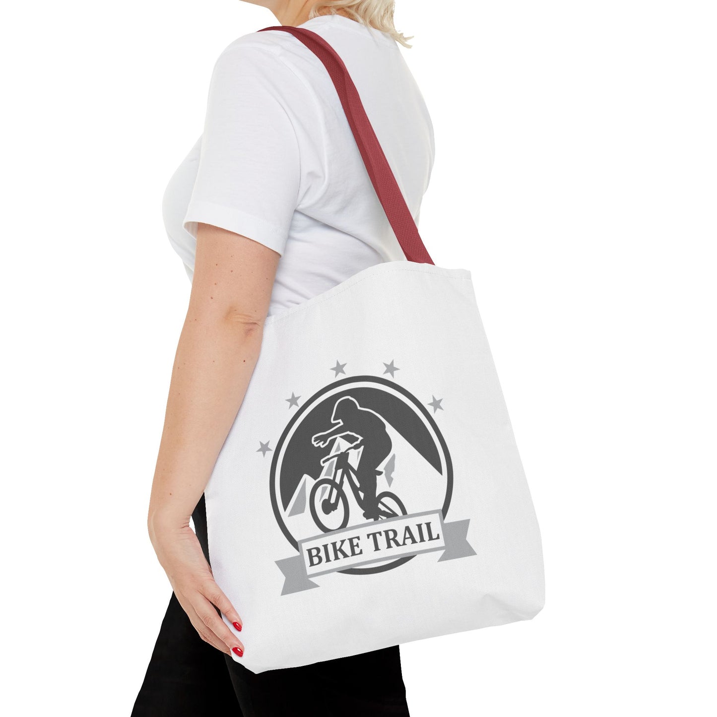 Bike Trail Logo Tote Bag
