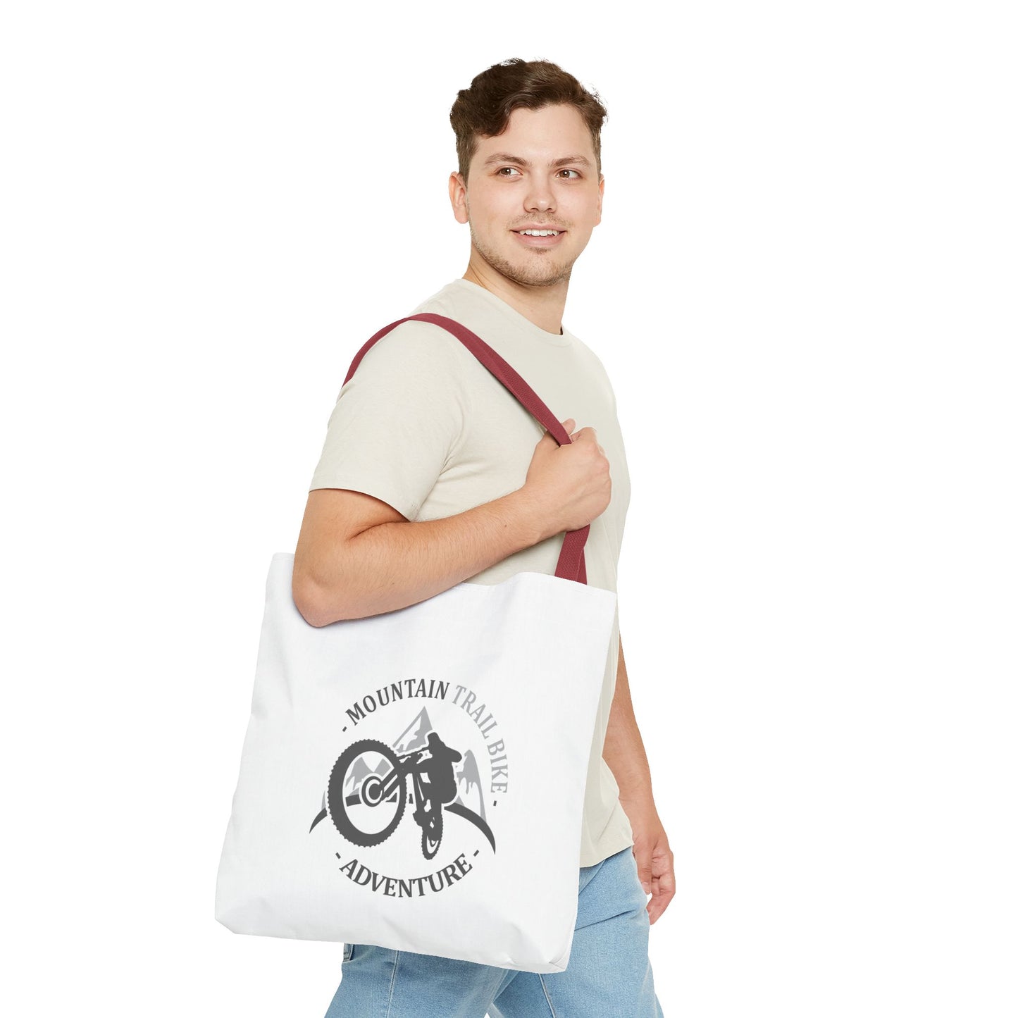 Mountain Bike Racing Tote Bag