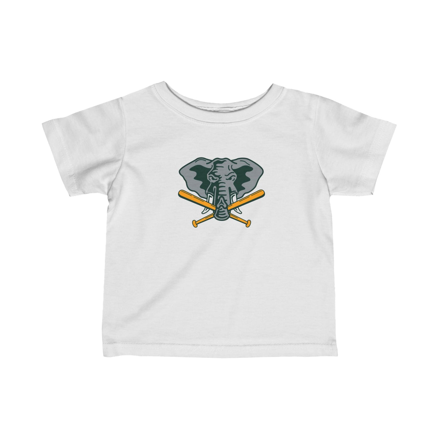 Oakland Athletics Elephant Head Baby T-Shirt