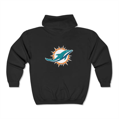 Miami Dolphins Zip-Up Hoodie