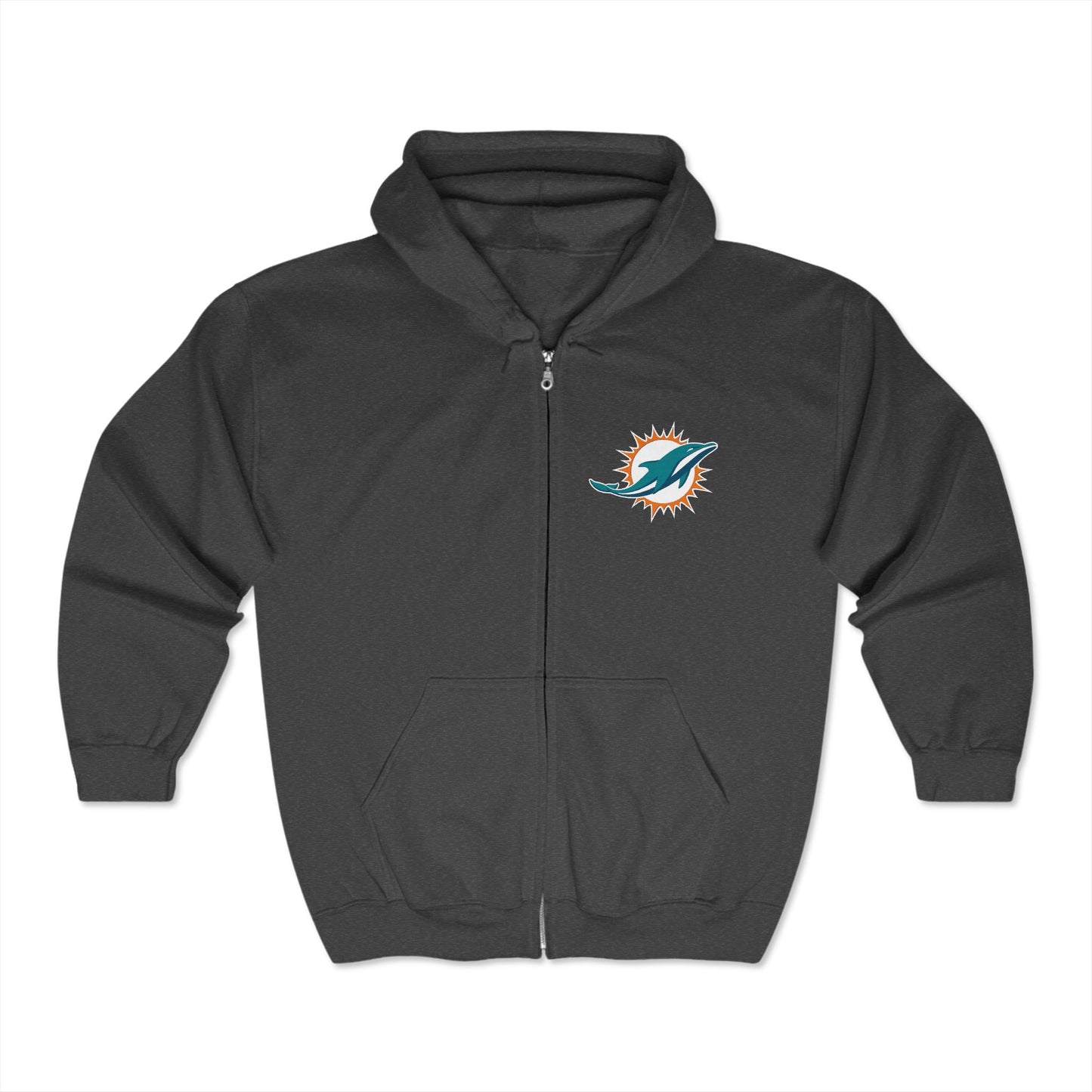 Miami Dolphins Zip-Up Hoodie