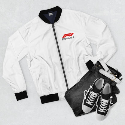 Mercedes AMG Petronas F1 Logo Men's Bomber Jacket