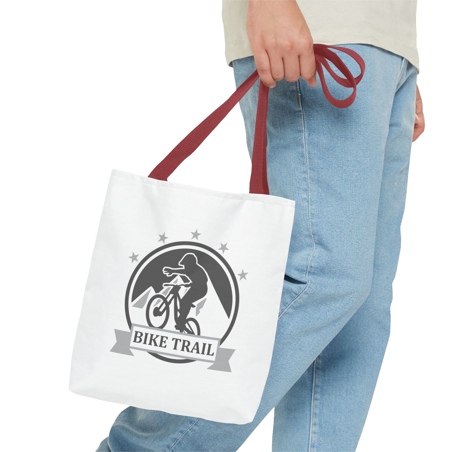 Bike Trail Logo Tote Bag
