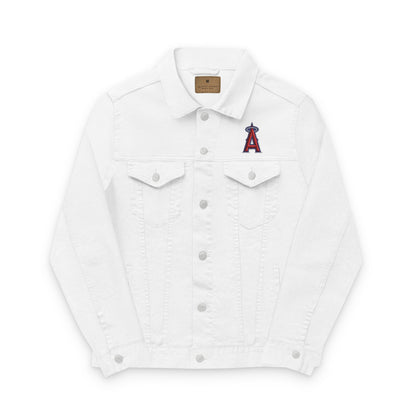 Los Angeles Angels Embroidered Denim Jacket
