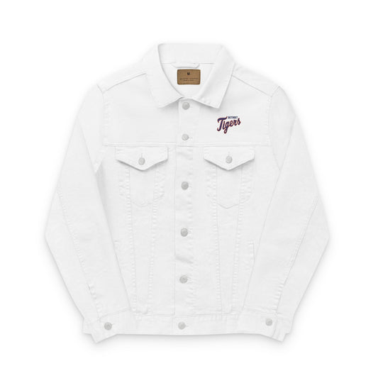 Detroit Tigers Embroidered Denim Jacket