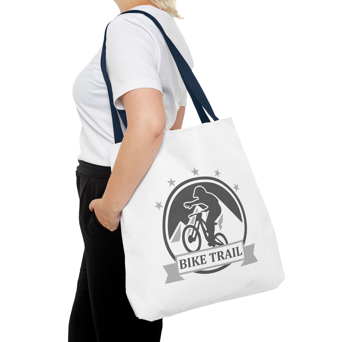 Bike Trail Logo Tote Bag