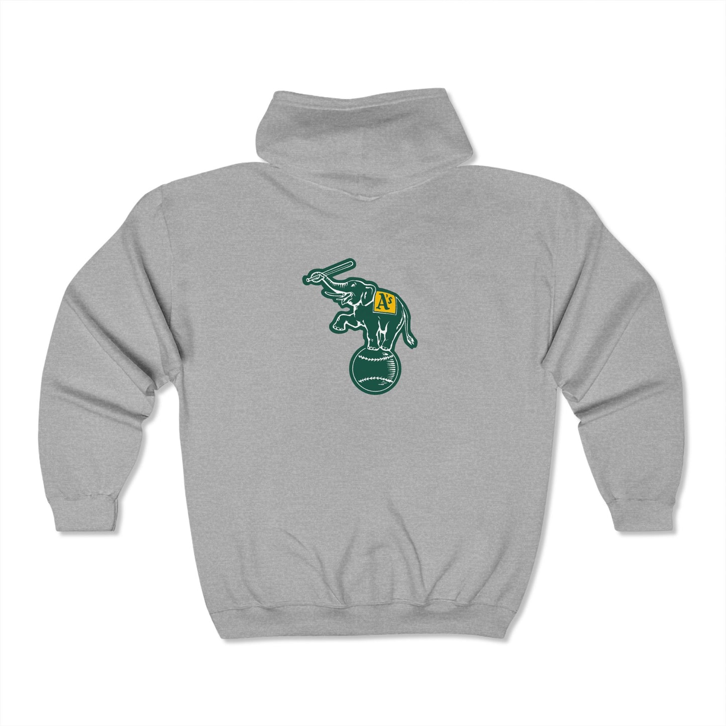 Oakland Athletics Elephant Zip-Up Hoodie