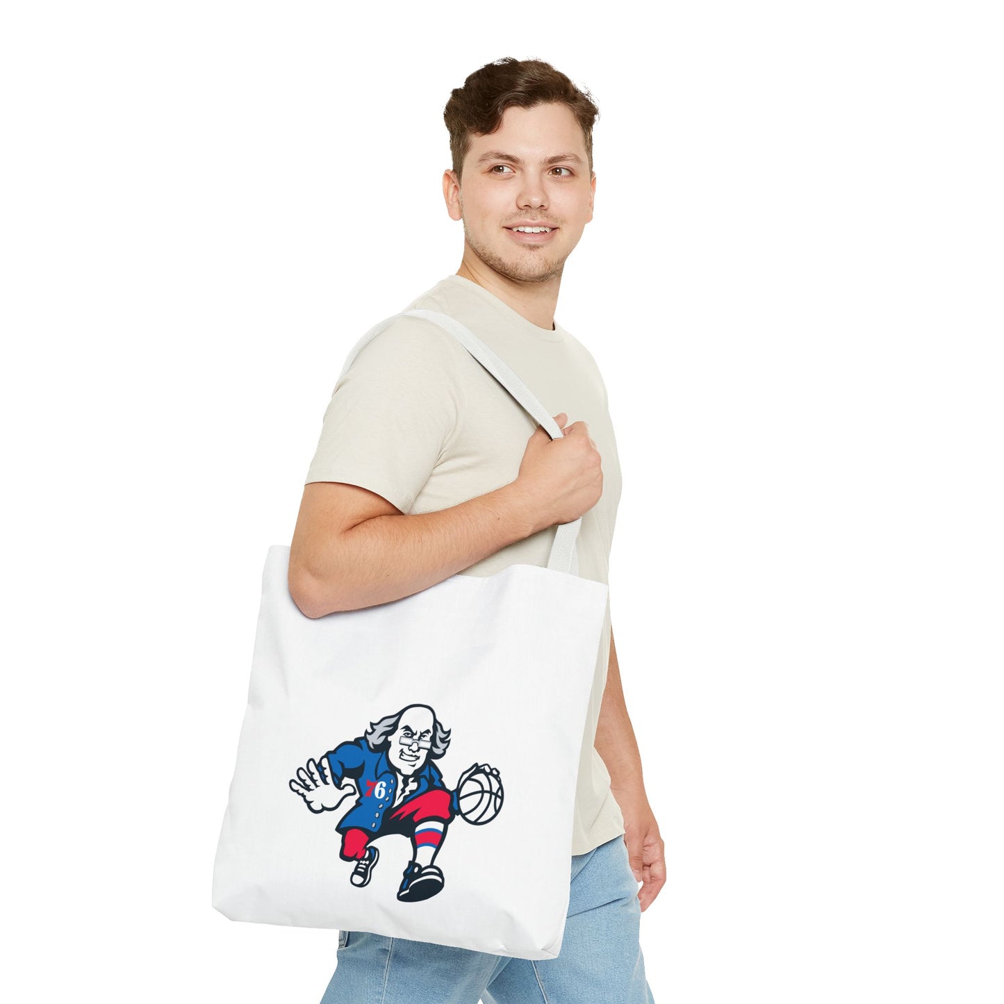 Philadelphia 76ers Ben Franklin Tote Bag