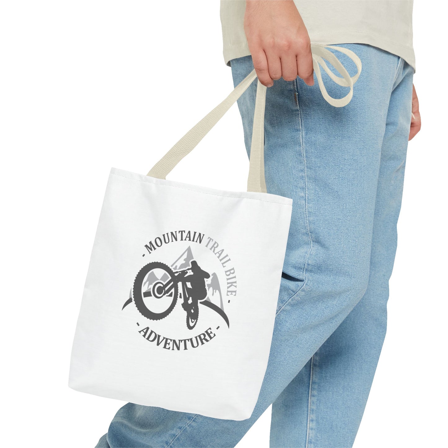 Mountain Bike Racing Tote Bag