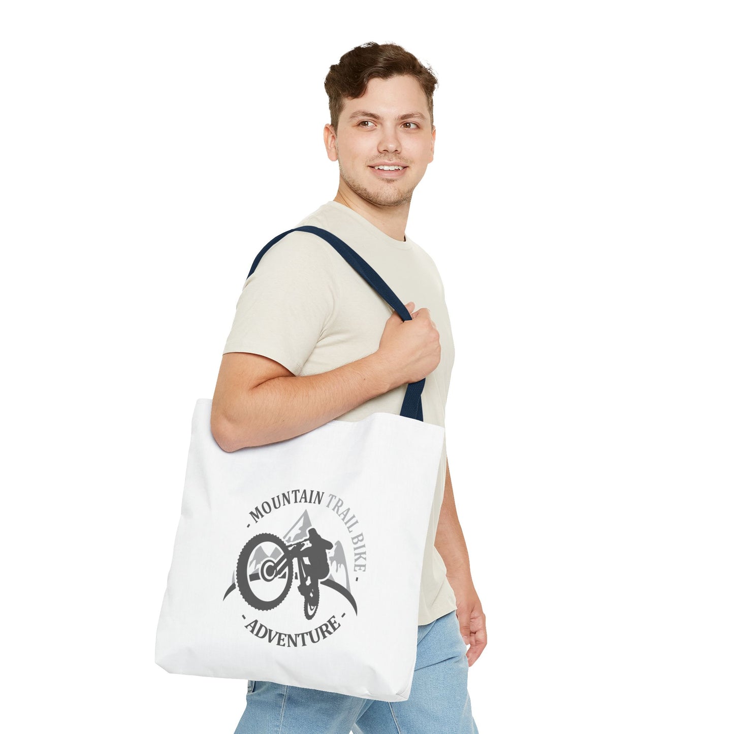 Mountain Bike Racing Tote Bag