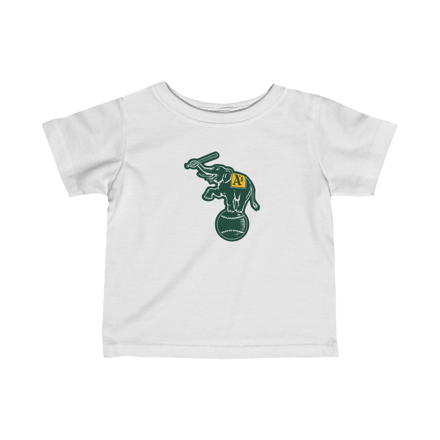 Oakland Athletics Elephants Baby T-Shirt
