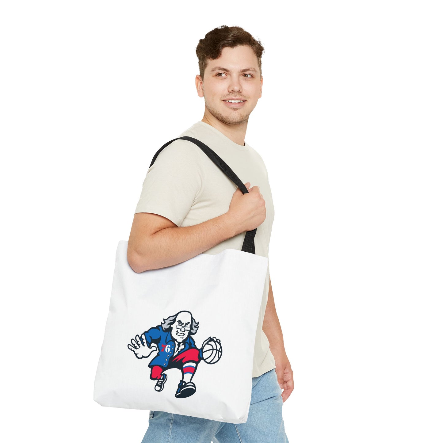 Philadelphia 76ers Ben Franklin Tote Bag