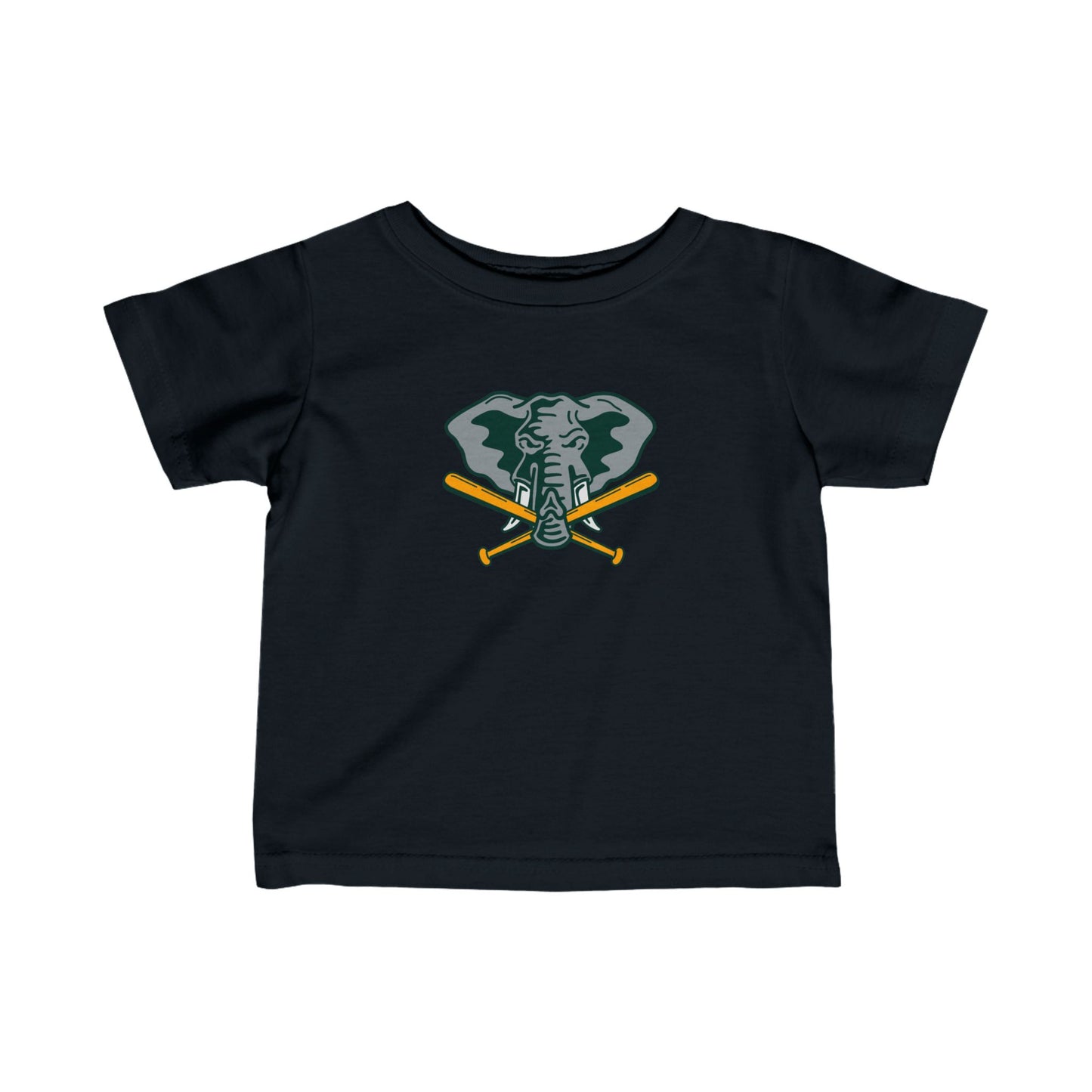 Oakland Athletics Elephant Head Baby T-Shirt