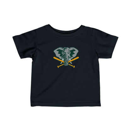 Oakland Athletics Elephant Head Baby T-Shirt