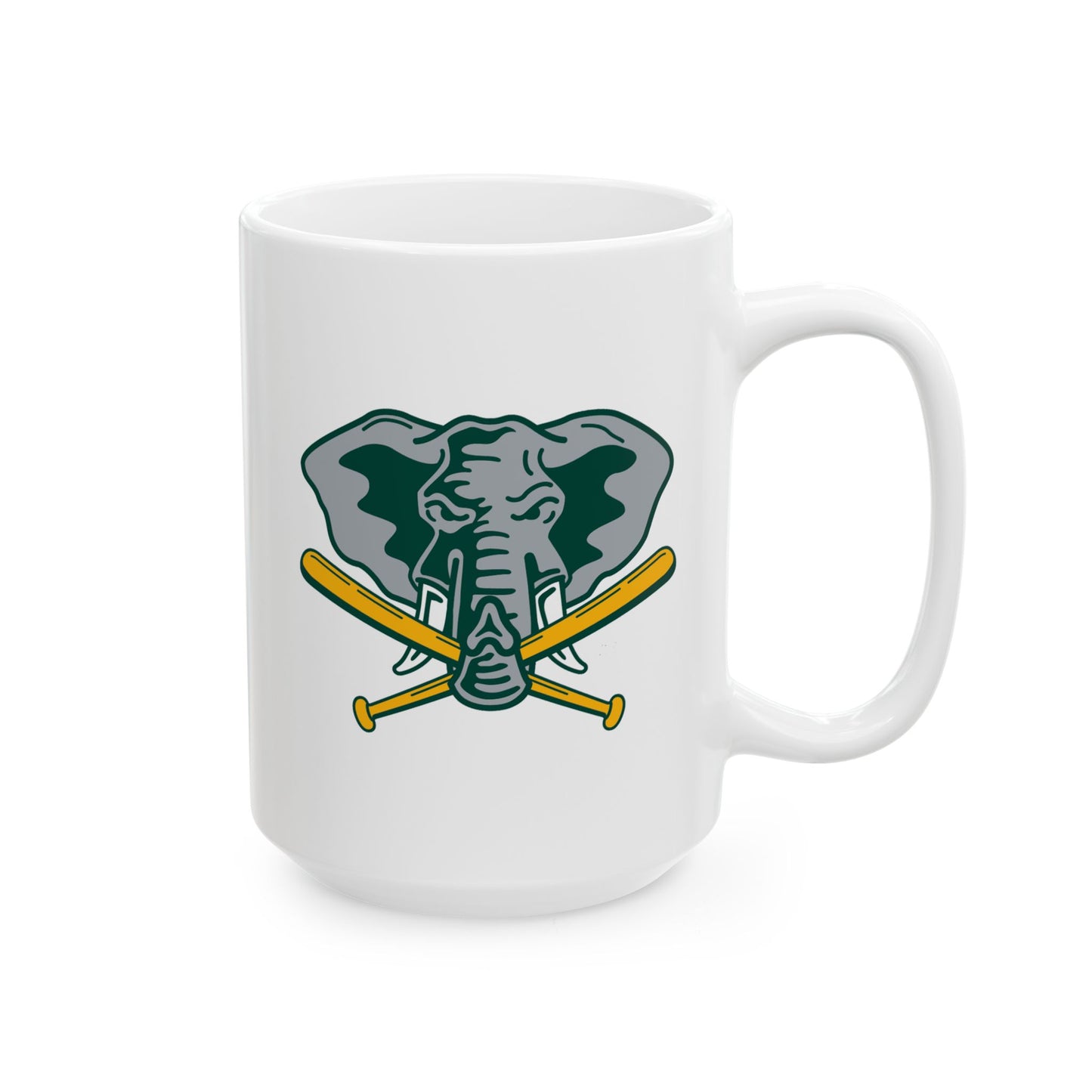 Oakland Athletics Elephant Head Ceramic Mug