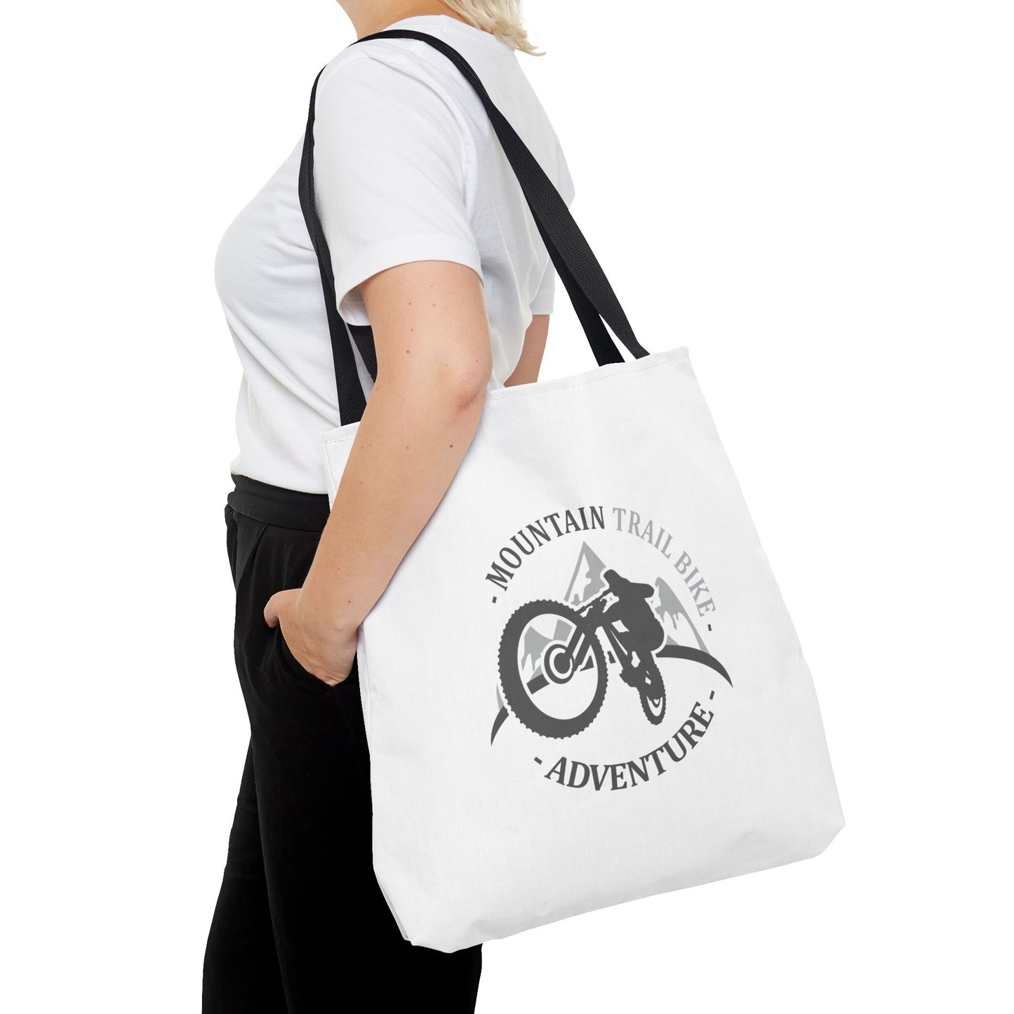 Mountain Bike Racing Tote Bag