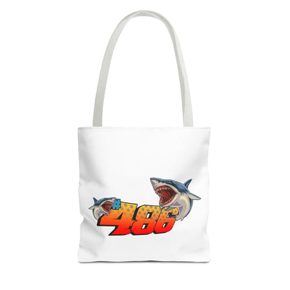 Drag Racing Logo Tote Bag
