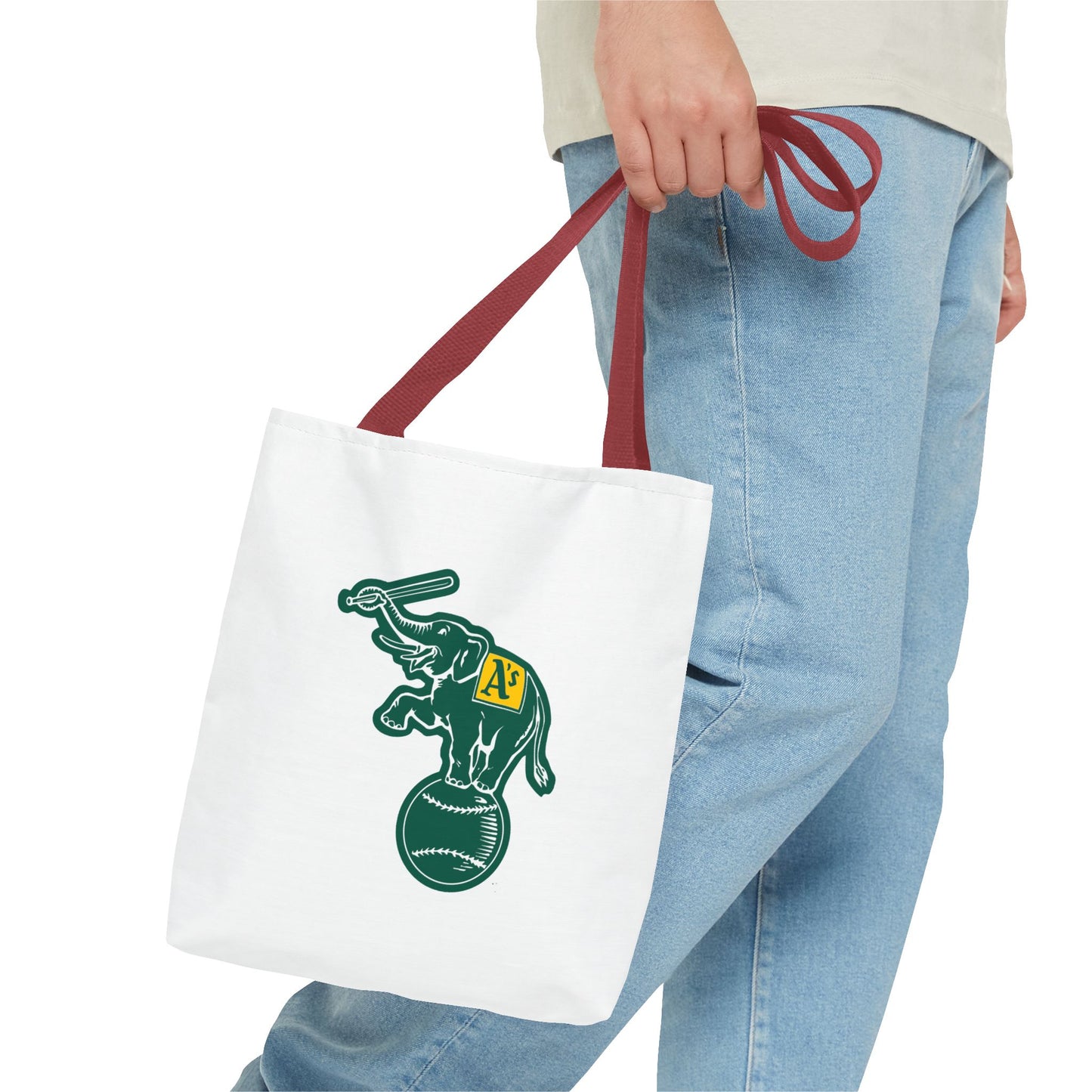 Oakland Athletics Elephant Tote Bag
