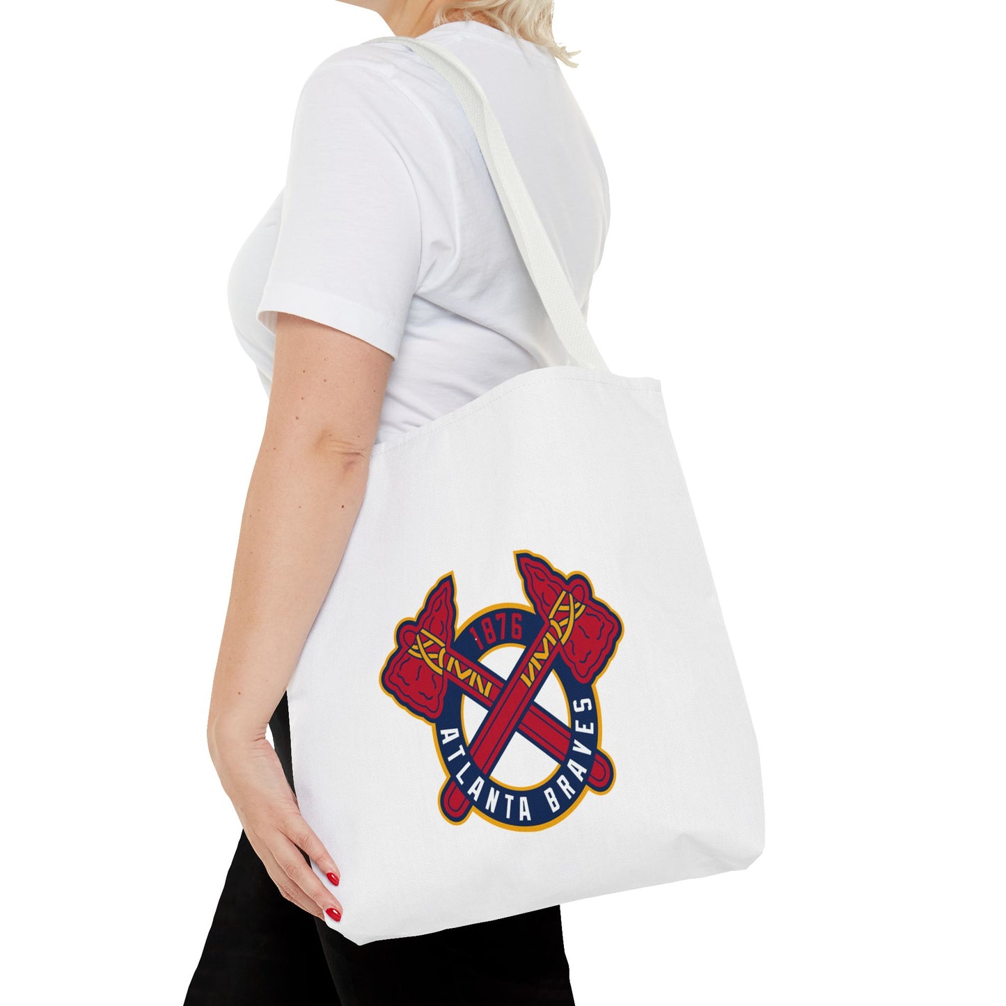 Atlanta Braves Logo Tote Bag