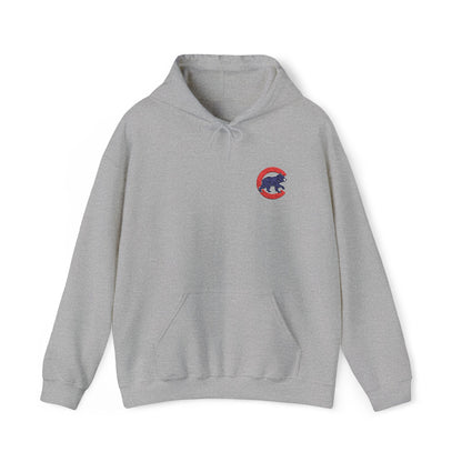 Chicago Cubs Bear Embroidered Hoodie