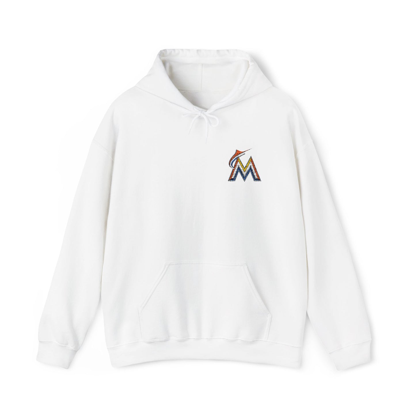 Miami Marlins Embroidered Hoodie
