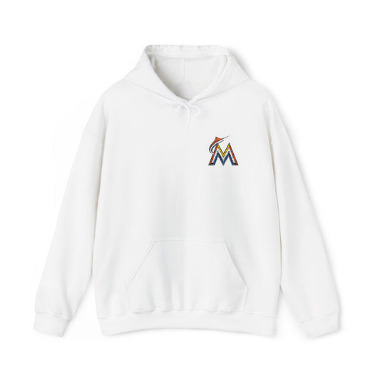Miami Marlins Embroidered Hoodie
