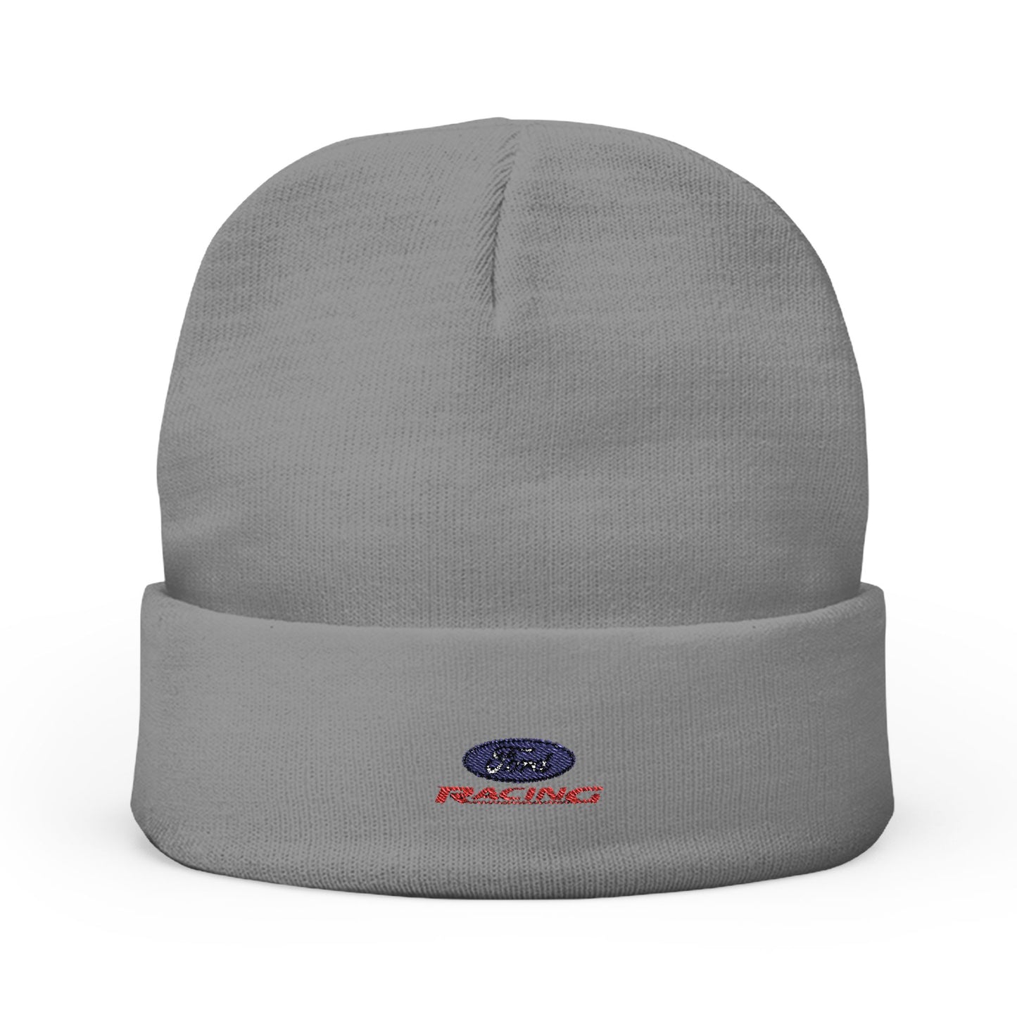Embroidered Ford Racing Knit Beanie