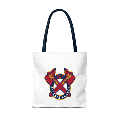 Atlanta Braves Logo Tote Bag