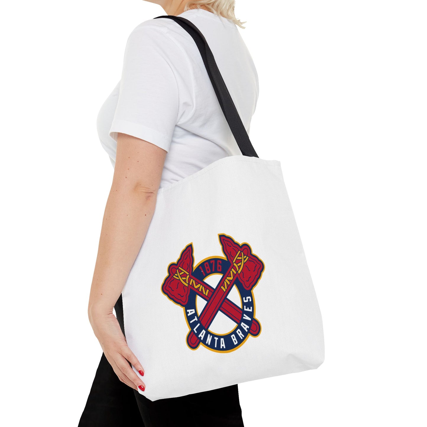Atlanta Braves Logo Tote Bag