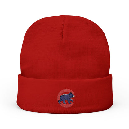Embroidered Chicago Cubs Bear Knit Beanie