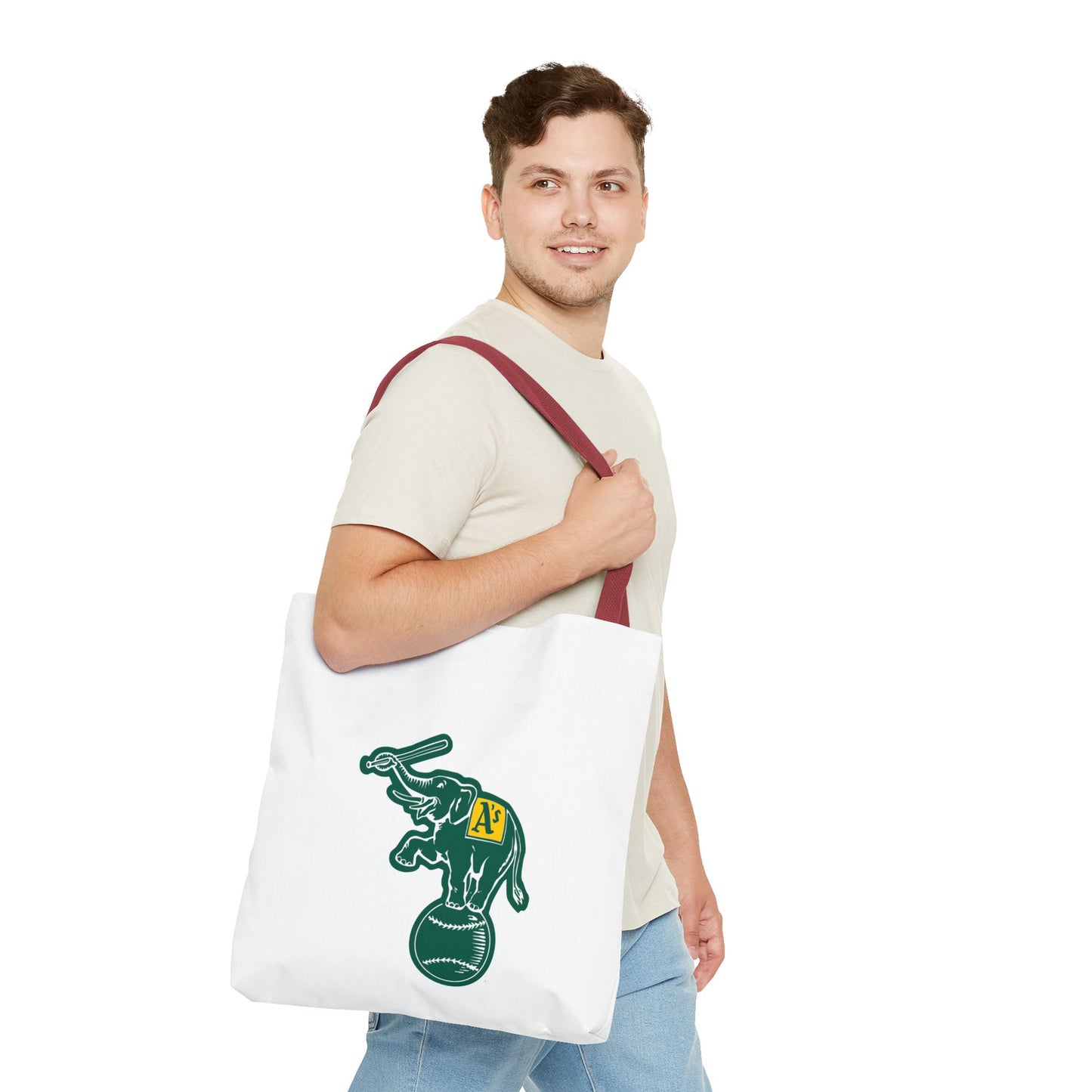 Oakland Athletics Elephant Tote Bag