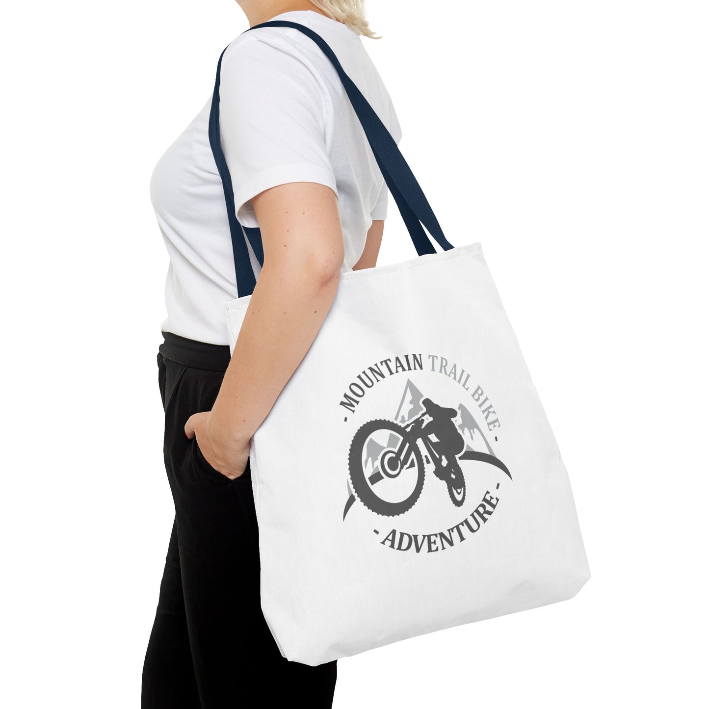 Mountain Bike Racing Tote Bag