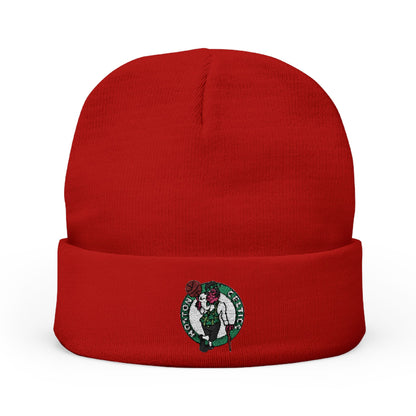 Embroidered Celtics Knit Beanie